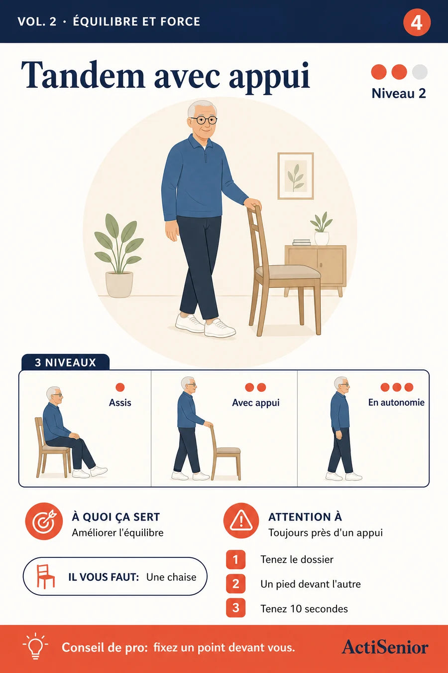 Fiche : tandem avec appui