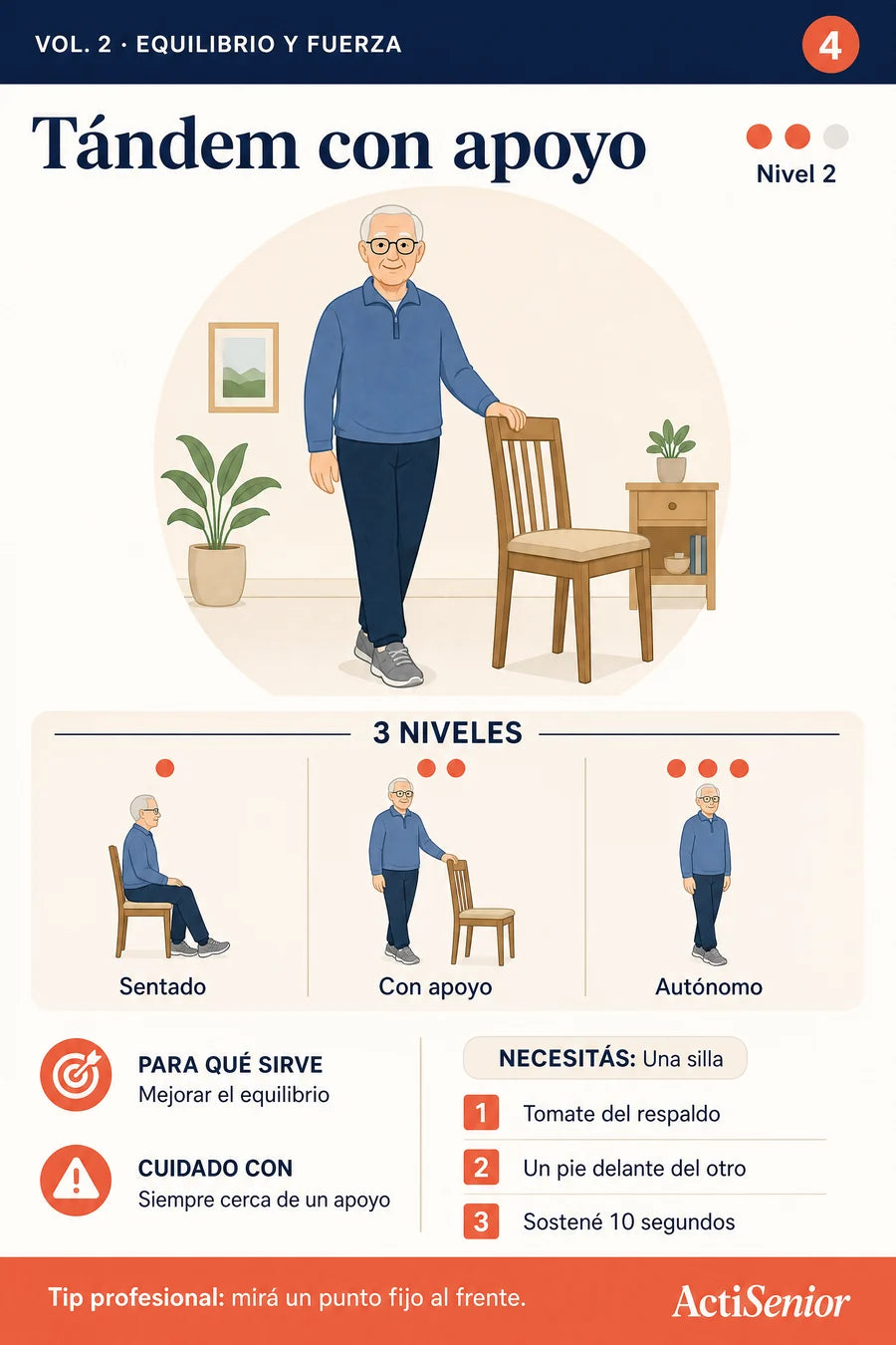 Ficha: tándem con apoyo