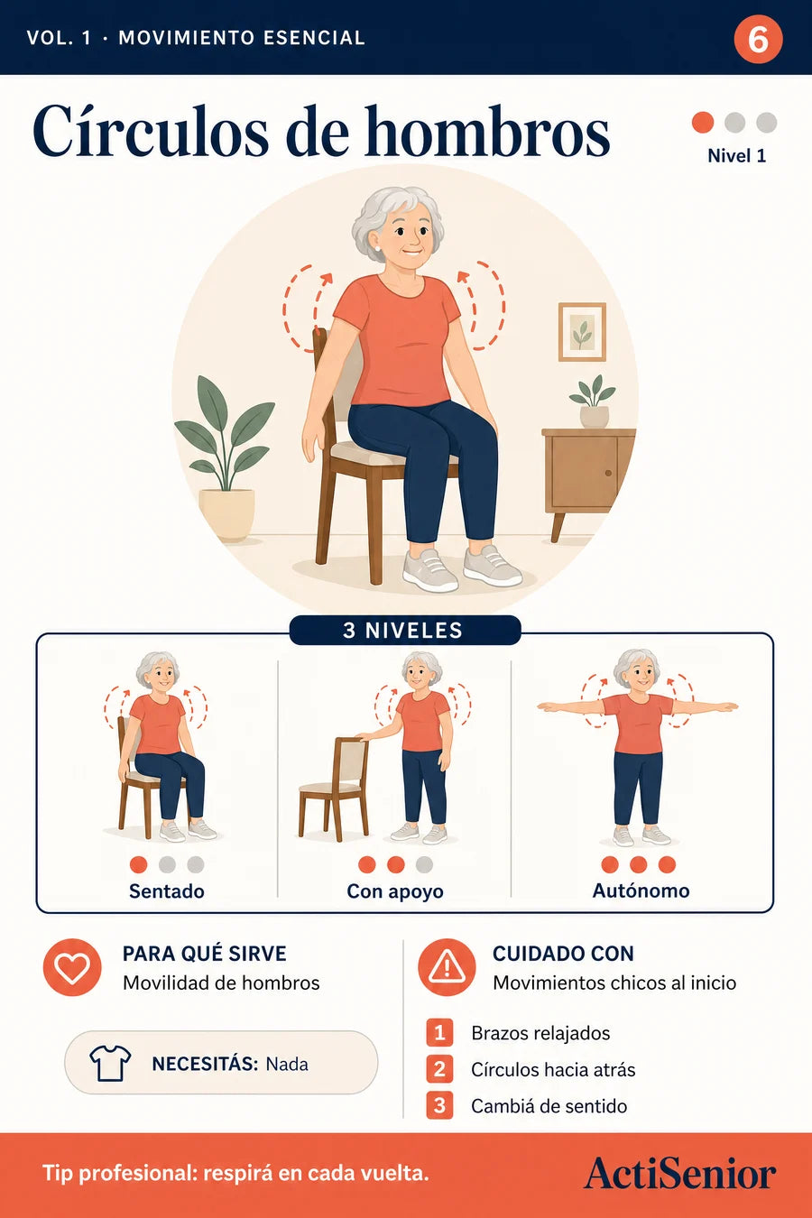 Ficha: círculos de hombros