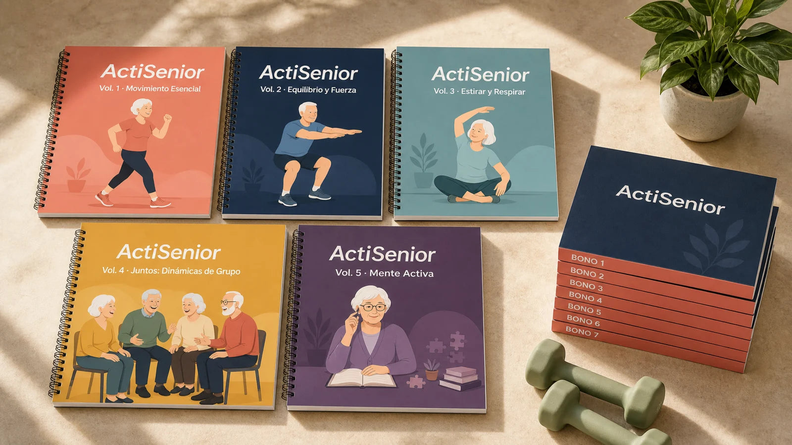 Los volúmenes y bonos de ActiSenior